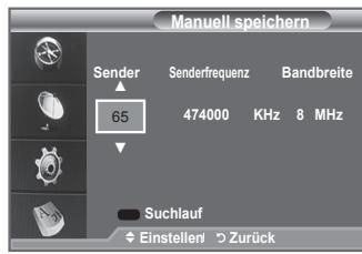 SAMSUNG LE40F86BD - Kanalliste manuell aktualisieren - 1