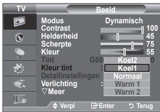 SAMSUNG LE40F86BD - De kleurnuance wijzigen - 2