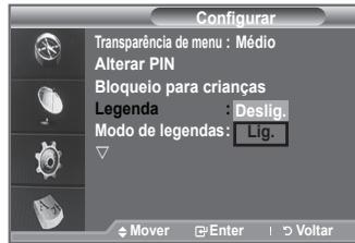 SAMSUNG LE40F86BD - Definir as legends - 1