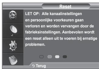 SAMSUNG LE40F86BD - U kunt de opgeslagen waarden wee wijzigen in de fabrieksinstellungen. - 2