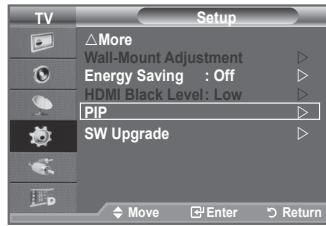 SAMSUNG LE40F86BD - Viewing the Picture In Picture (PIP) - 1