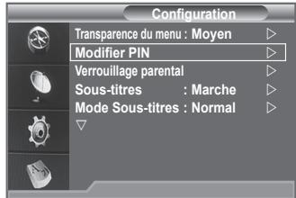 SAMSUNG LE40F86BD - Vous pouvez régler la transparence du menu. - 5