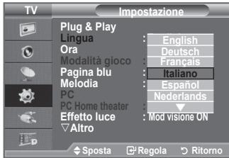 SAMSUNG LE40F86BD - Scelta della lingua - 2