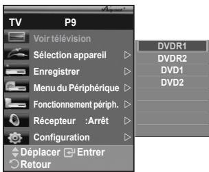 SAMSUNG LE40F86BD - Recherche d'appareils anynet+ et basculement entre des appareils - 1