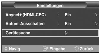 SAMSUNG LE40F86BD - Suchen von Anynet\*Geraten und Umschalten zwischen diesen Geraten - 2