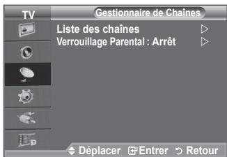 SAMSUNG LE40F86BD - A l'aide de la fonction gestionnaire de chaines, vous pouvez aisément verrouiller ou ajouter des canaux. - 2