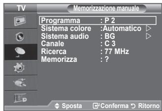 SAMSUNG LE40F86BD - Memorizzazione automatica dei canali - 2