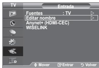 SAMSUNG LE40F86BD - Dé un nombre al disposativo conectado en las tiomas de entrada; de esta manière sera más fácil selectionar el disposativo de entrada. - 1