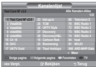 SAMSUNG LE40F86BD - De kanaallijst selecteren - 1