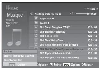 SAMSUNG LE40F86BD - Utilisation du menu options - 5