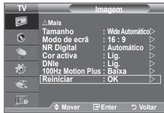 SAMSUNG LE40F86BD - É possével repor as predefinições de imagem. - 1