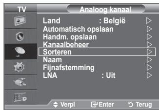 SAMSUNG LE40F86BD - Opgeslagen kanalen rangschikken - 1