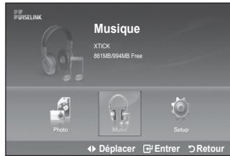 SAMSUNG LE40F86BD - Utilisation du menu wiselink - 4