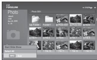 SAMSUNG LE40F86BD - Viewing a Slide Show - 3