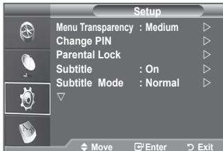 SAMSUNG LE40F86BD - Previewing the DTV Menu System - 4