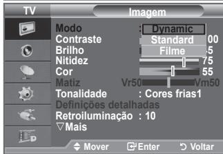SAMSUNG LE40F86BD - Alterar o padrão de imagagem - 2