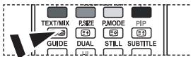 SAMSUNG LE40F86BD - Uso de Fastext para selectionar una página del teletexto - 1