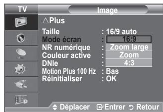 SAMSUNG LE40F86BD - Sélection du mode d'affichage - 1