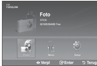SAMSUNG LE40F86BD - Dit menu toont de JPEG bestanden en mapper opgeslagen op een USB geheugen. - 1