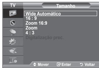 SAMSUNG LE40F86BD - Alterar o tamanho da imagem - 2