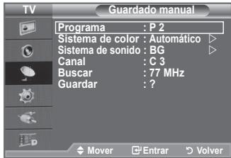 SAMSUNG LE40F86BD - Memorización automática de canales - 2