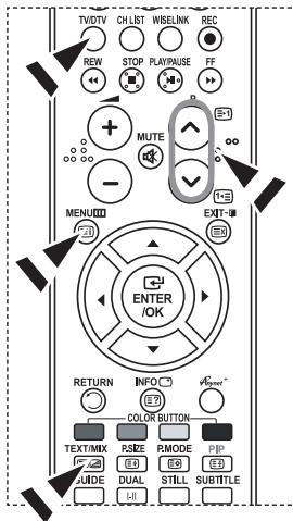 SAMSUNG LE40F86BD - Affichage des informations télétexte - 1