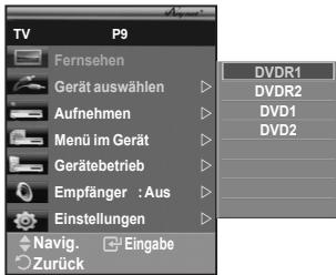 SAMSUNG LE40F86BD - Suchen von Anynet\*Geraten und Umschalten zwischen diesen Geraten - 1