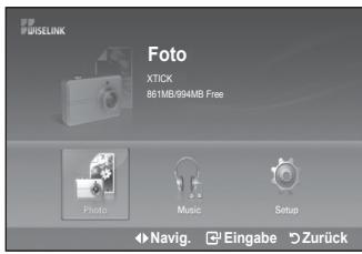 SAMSUNG LE40F86BD - Verwenden der FOTO (JPEG)-Liste - 1
