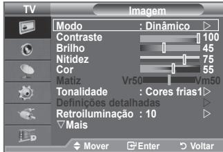 SAMSUNG LE40F86BD - Alterar o padrão de imagagem - 1