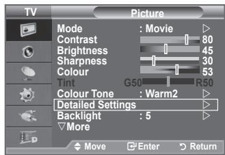 SAMSUNG LE40F86BD - Svetlost zaslona lahko prilagodite takto, da prilagodite osvetlitev LCD-zaslona. (0-10) - 3