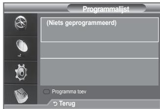 SAMSUNG LE40F86BD - De lijst met geplande programma's - 1