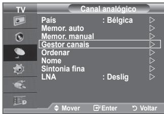 SAMSUNG LE40F86BD - Adicionar/Bloquear canais - 1