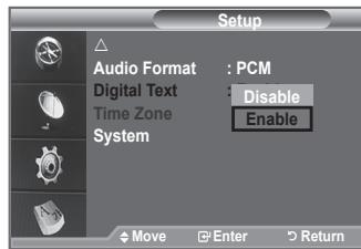 SAMSUNG LE40F86BD - Selecting the Digital Text (UK only) - 1
