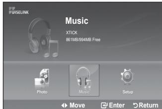 SAMSUNG LE40F86BD - Using the WISELINK Menu - 4