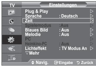SAMSUNG LE40F86BD - Sleep-Timer einstellen - 1