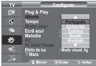 SAMSUNG LE40F86BD - Ligar e desligar o televator automaticamente - 4