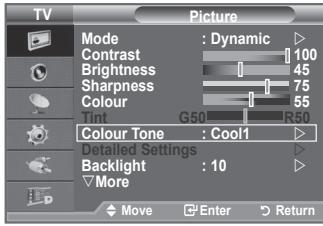 SAMSUNG LE40F86BD - You can select the most comfortable colour tone to your eyes. - 1