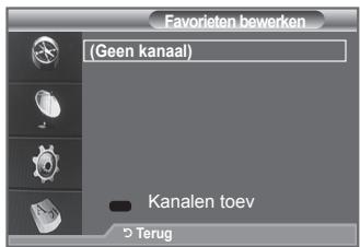 SAMSUNG LE40F86BD - U kunt deze functie wanner u een of meer voorkeurkanalen hebt geselecteerd. - 1