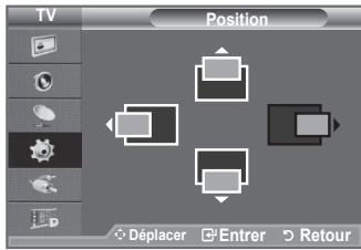 SAMSUNG LE40F86BD - Changement de la position de l'image - 1