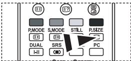 E3 E7 PMODE S.MODE STILL P.SIZE DUAL SRS PC I-II