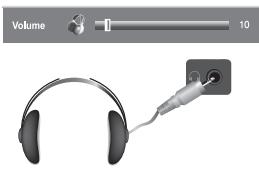 SAMSUNG LE40M71B - Collegamento delle cuffie di ascolto - 1
