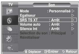 SAMSUNG LE40M86BD - Réglage du TruSurround XT (SRS TS XT) - 1