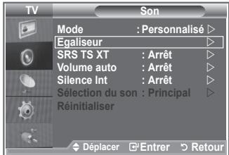 SAMSUNG LE40M86BD - Les paramètres du son peuvent être réglés selon vos préférences personnelles. - 1