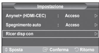 SAMSUNG LE40M86BD - Scansione e passaggio da un dispositivo Anynet+ all'altro - 2