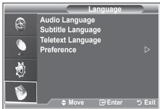 SAMSUNG LE40M86BD - Language - 2