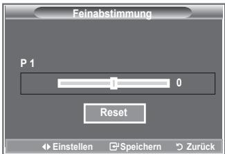 SAMSUNG LE40M86BD - Verwenden Sie die Feinabstimmung, um für bestimmte Kanäle die Empfangseinstellungen manuell zu optimieren. - 2