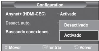SAMSUNG LE40M86BD - Apagado automático de un dispositivo Anynet+ cuando el televisor está apagado - 3