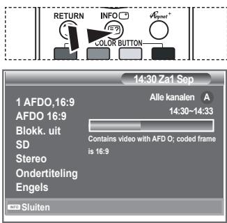 SAMSUNG LE40M86BD - Programma-informatie weergeven - 1