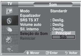 SAMSUNG LE40M86BD - Durante a activação das funções PIP, pode ouvir o som da imagem secundária. - 2