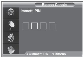 SAMSUNG LE40M86BD - Impostazione della funzione Blocco Canale - 2